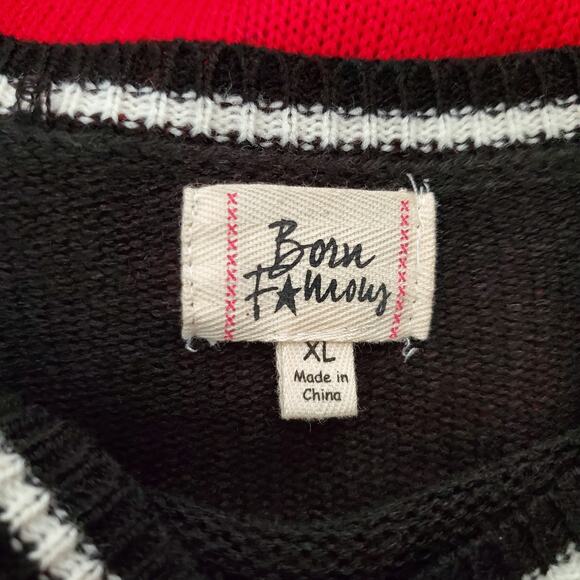 Born Famous Womens XL Christmas Sweater Dress Lights Up Pre-Owned‎ - Picture 7 of 9